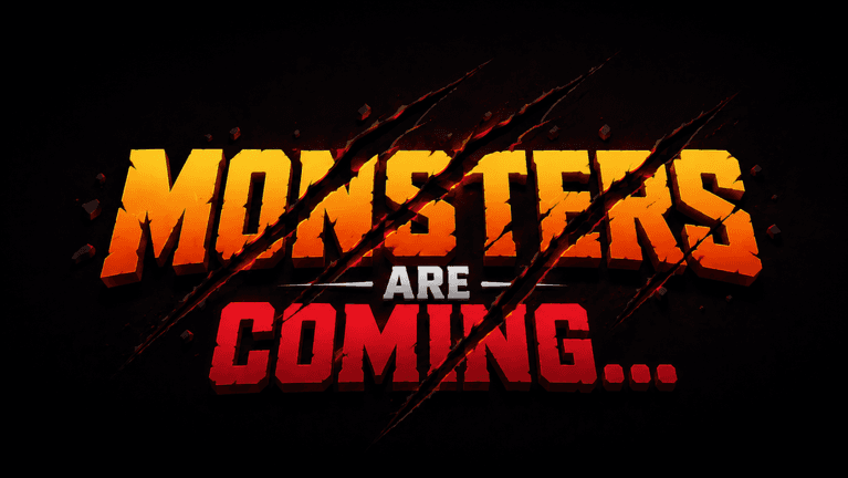 Official MONSTERS ARE COMING Monster Update artwork from Roblox